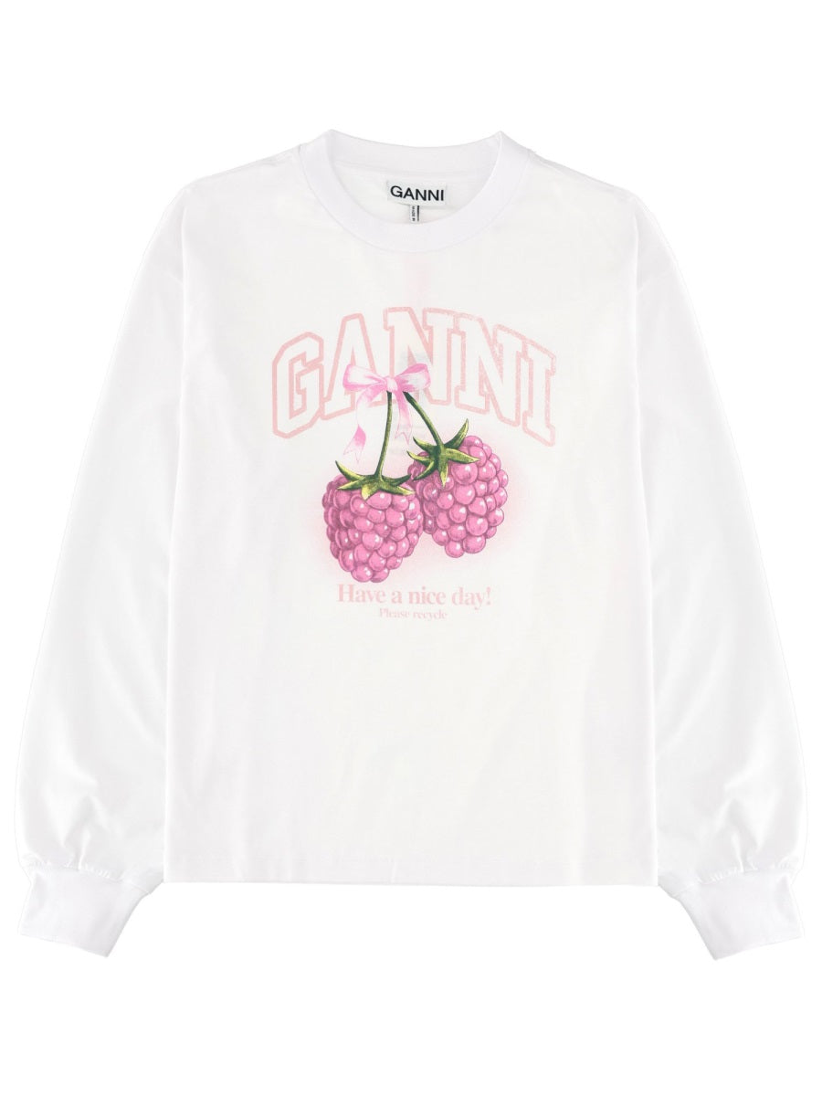 Ganni T shirt - White | 00ea5bdf467a8d7eb302ae550344be972415cde6