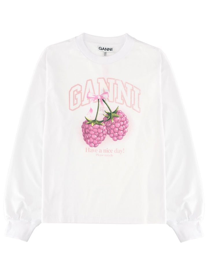 Ganni T shirt - White | 00ea5bdf467a8d7eb302ae550344be972415cde6