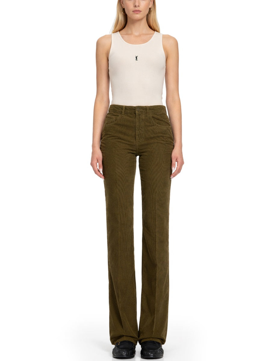 Saint Laurent Pantaloni - Green | 5a8150b16c195dd76206281a20923ba58e643383