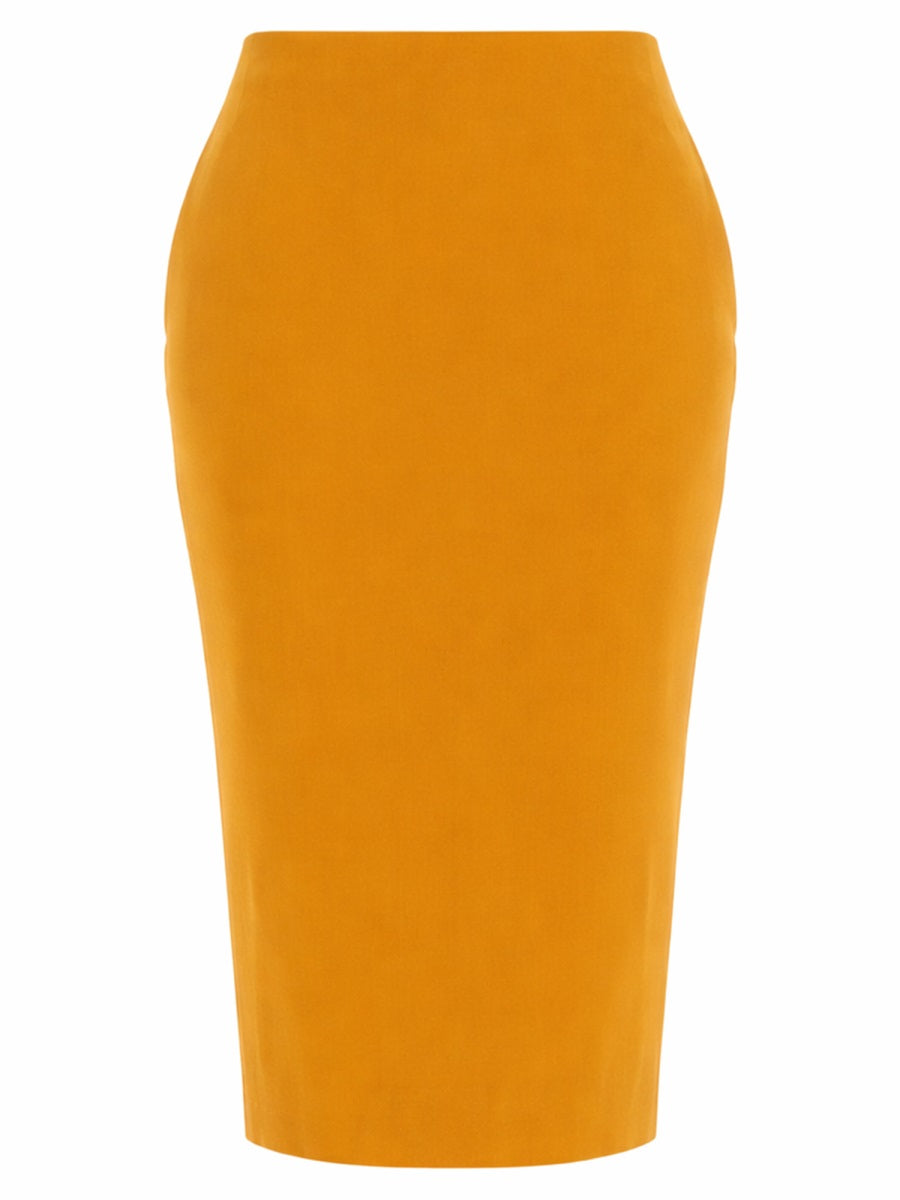 Saint Laurent Gonne - Yellow | 68e8efca652e24f4d7c87f731e8ef54b082ce585