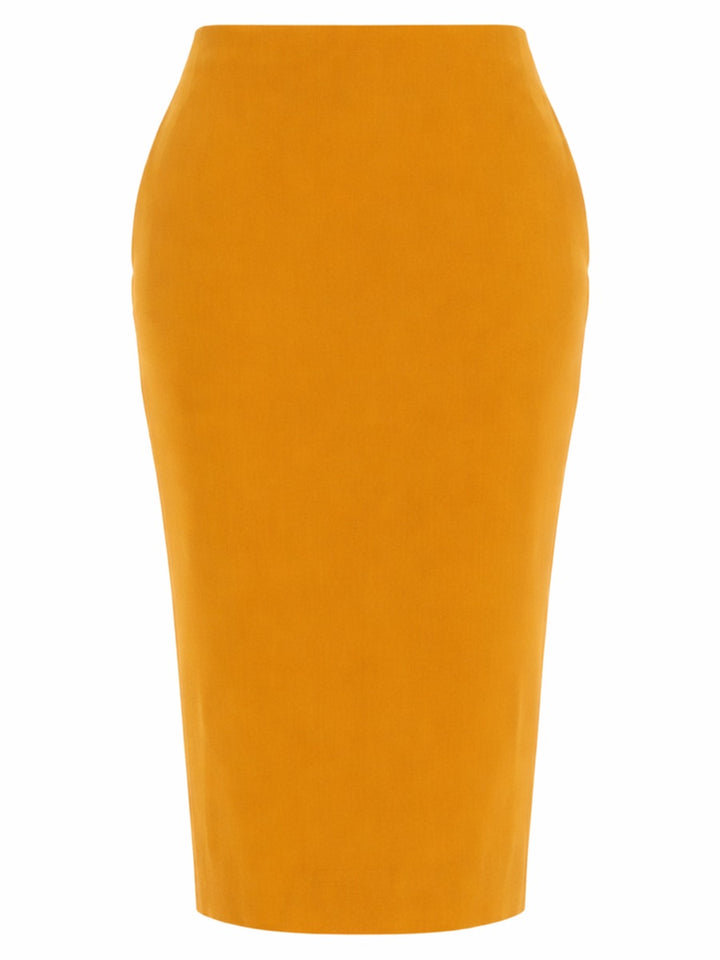 Saint Laurent Gonne - Yellow | 68e8efca652e24f4d7c87f731e8ef54b082ce585