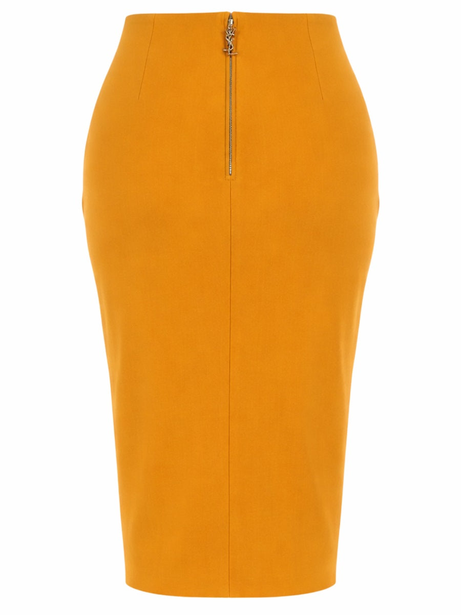 Saint Laurent Gonne - Yellow | c9e5fbc06a5e536f5dc27140575224bc37268486