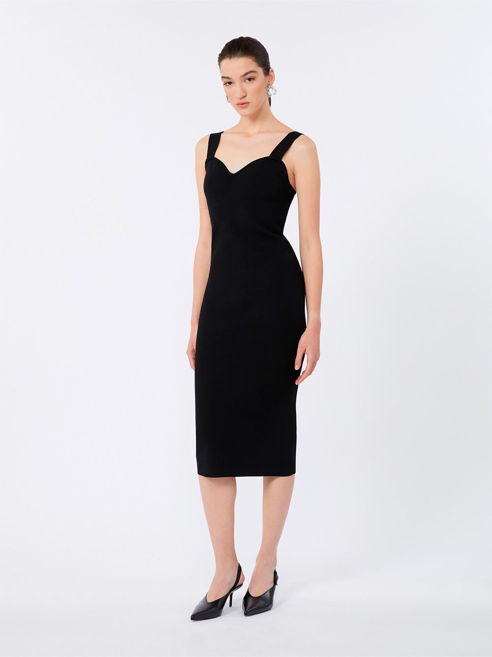Maxmara Midi dresses - Nero | 3d387768879b343d5c78a799d4f5b4278eb9cb75