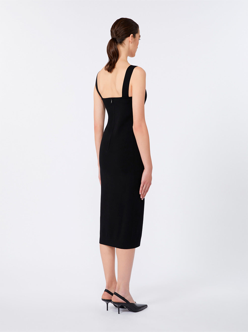 Maxmara Midi dresses - Nero | b6c5c399e87345fee46110dd548396f68076033c