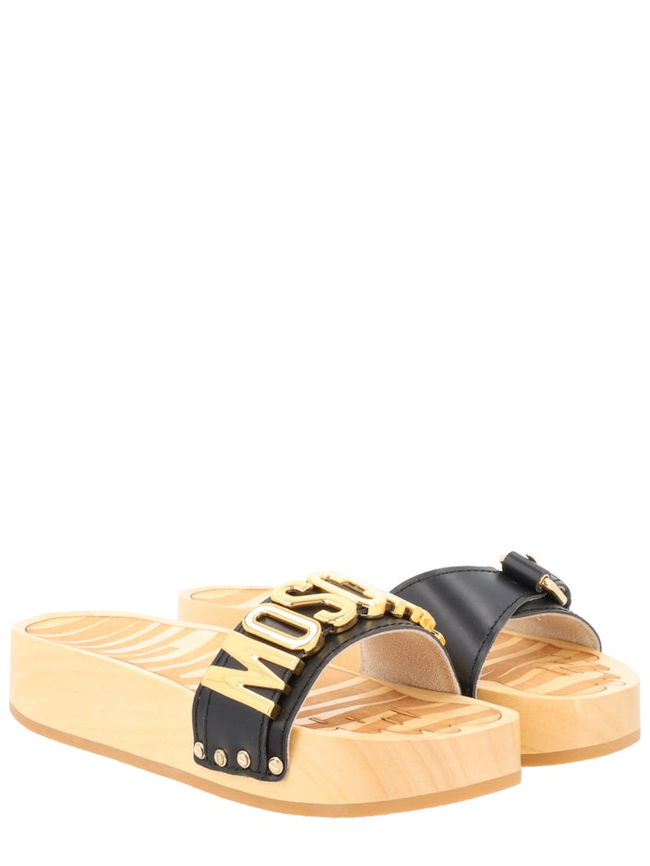 Moschino Sandali - Black | a17a34b9dcbb57fbd5726089e017bec7be200167