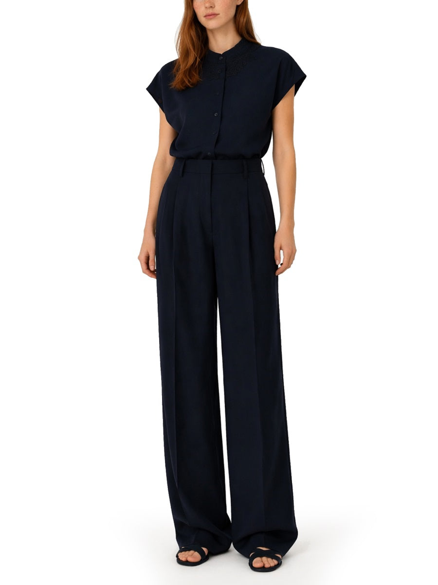 Fabiana Filippi Pantaloni - Blue | e843b4f51f0b5f8e056b299aefa192cbbfb062e8