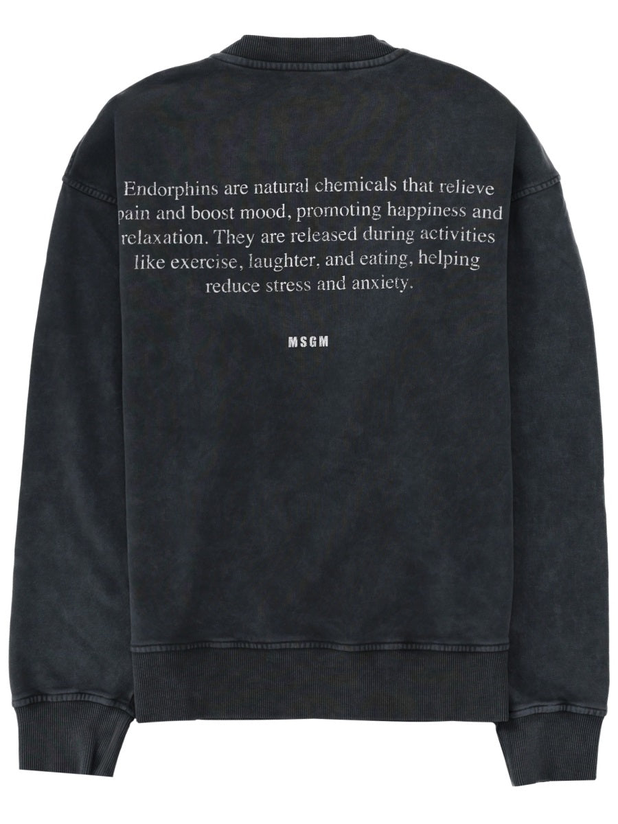Msgm Felpe - Charcoal | 56b3b454fe5b85ca0bcff267829c472eeb4c0f2e