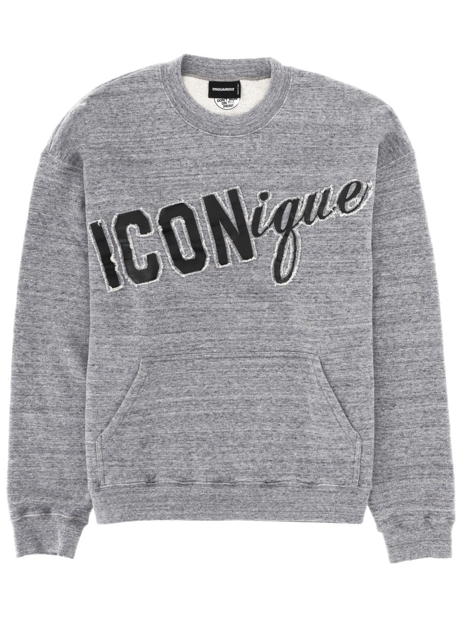 Dsquared2 Felpe - Grey | be3ca87343c7e376a40ba5405bfd08be9aac9af8