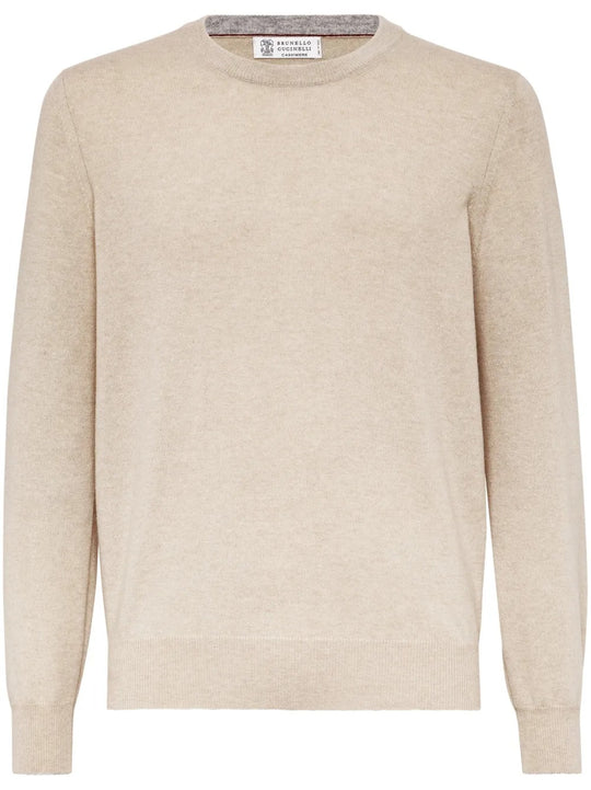 Maglia Girocollo In Cashmere
