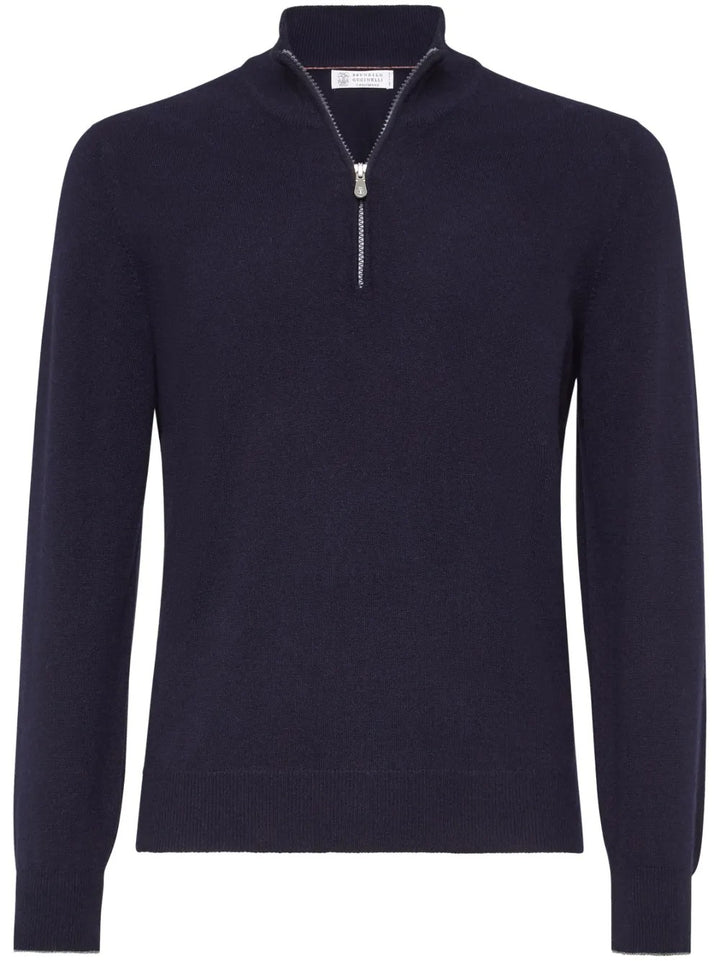 Brunello Cucinelli Turtle neck - Blu | f172463fcba36c4d3fb17b3cd06241591ddbdc03