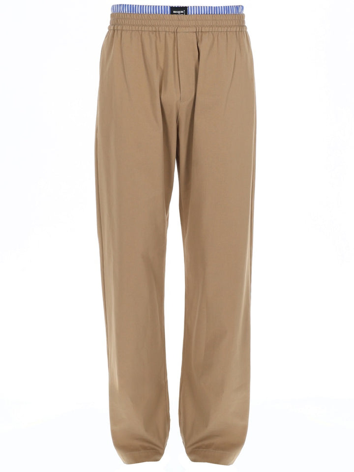 Msgm Pantaloni - Beige | 3dd3ea79cbe4b29c047dea36f05e2dedf65bcc6f