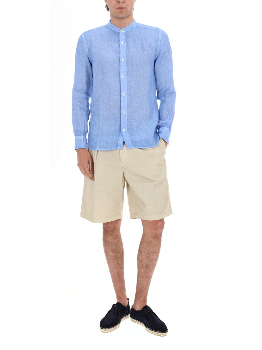 120% Lino Camicie - Azure | 8a422fe4dc8240c9e5db27e9dcc206a716d074cf