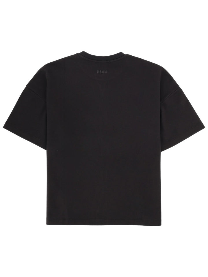 Msgm T shirt - Black | f4dd5d29464b84cb6177be9c4e7cf371ebf5d54c