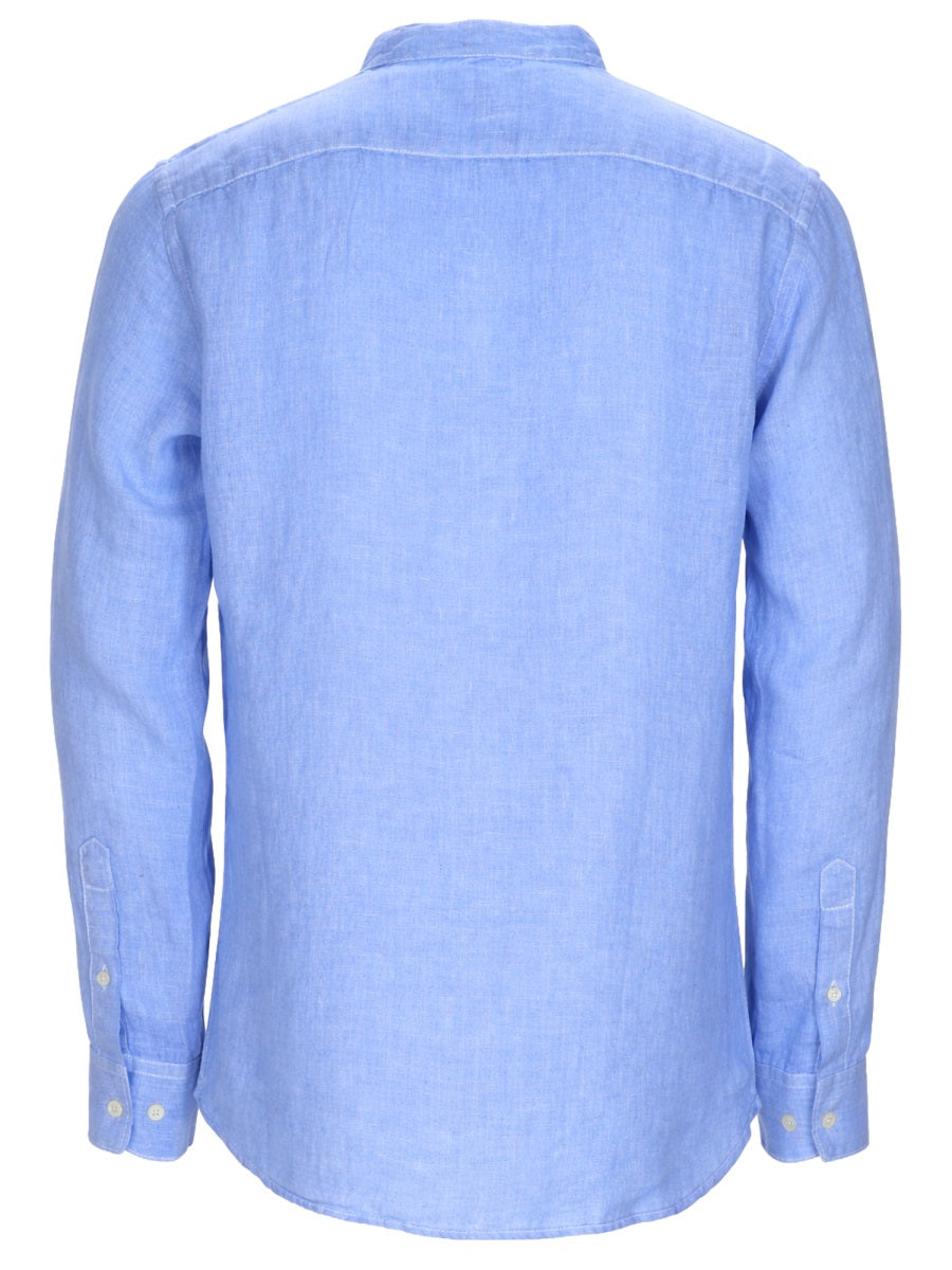 120% Lino Camicie - Azure | 62975ec43bd6a5143387b0f3766ce833e80432c2