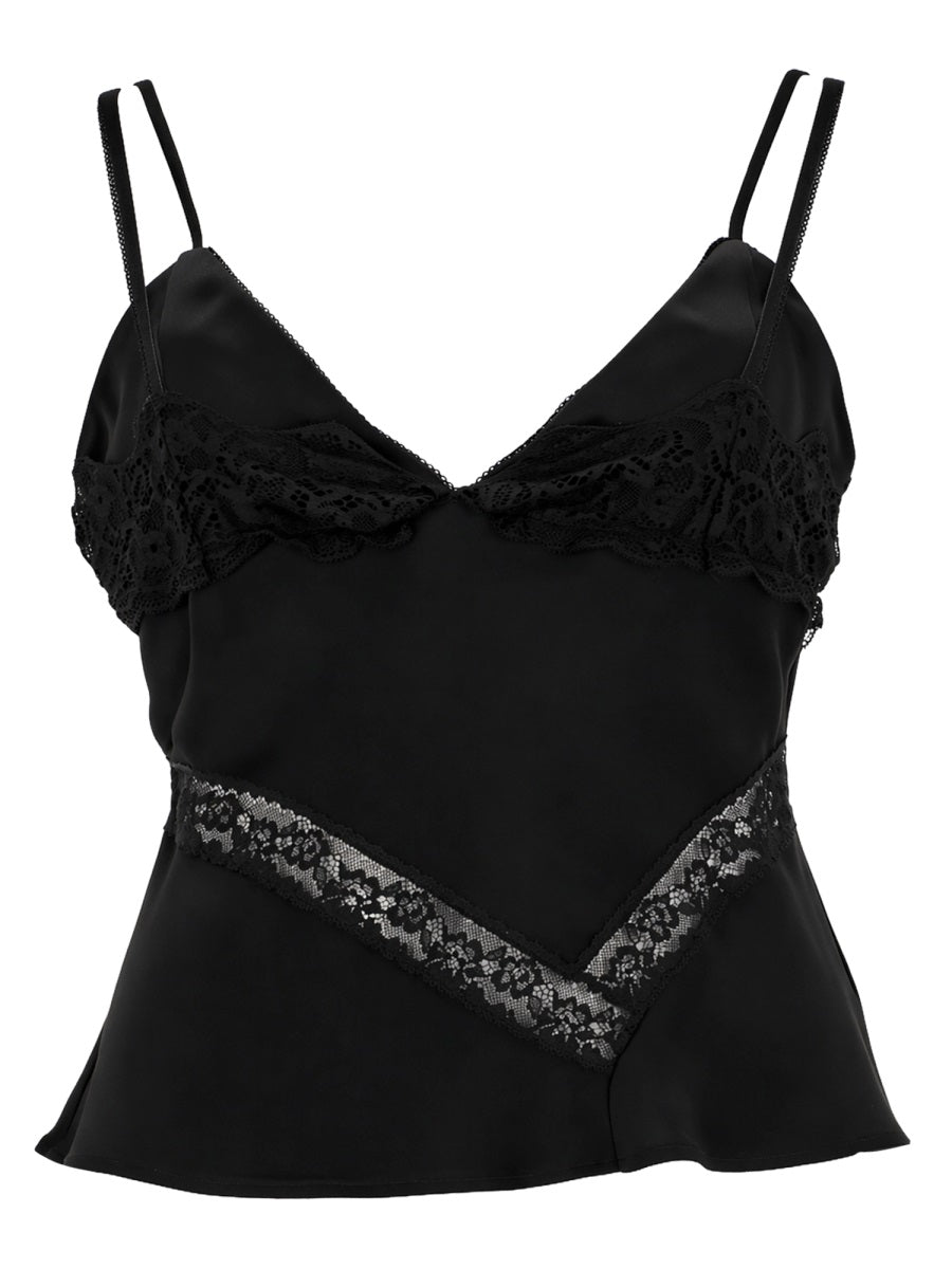 Msgm Top - Black | 7dac404cdd7d53760b1c9bab20875ef6f59036ae