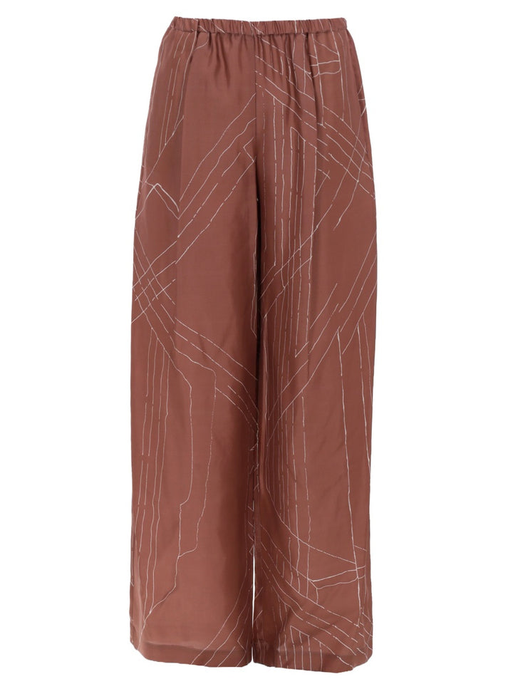 Alysi Pantaloni - Brown | 11f8ae5a499d5dc336fee3ba8efb06eaf5cfc1b5