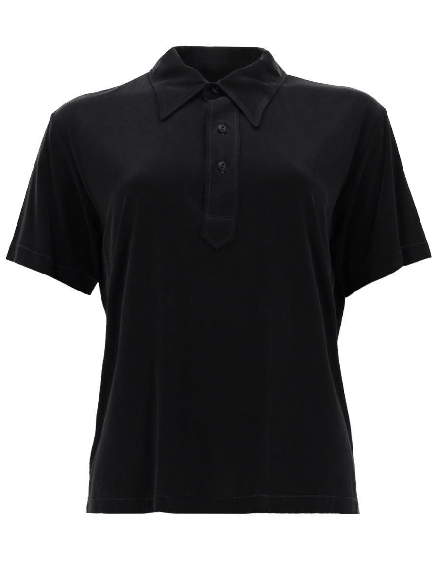 Maison Margiela Polo - Black | 80bae97d6784f742ad3da822e351d56456340b6b