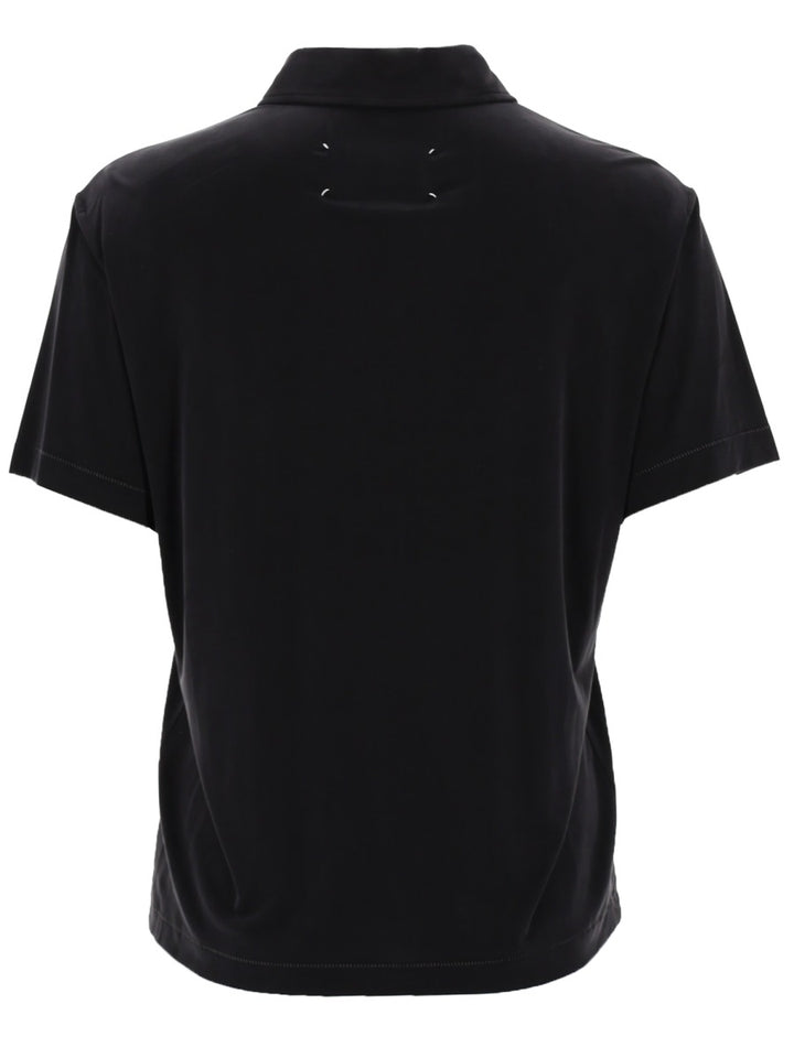 Maison Margiela Polo - Black | f858e5292bdd49c6e48bf34a652721b0c0fc7ce7