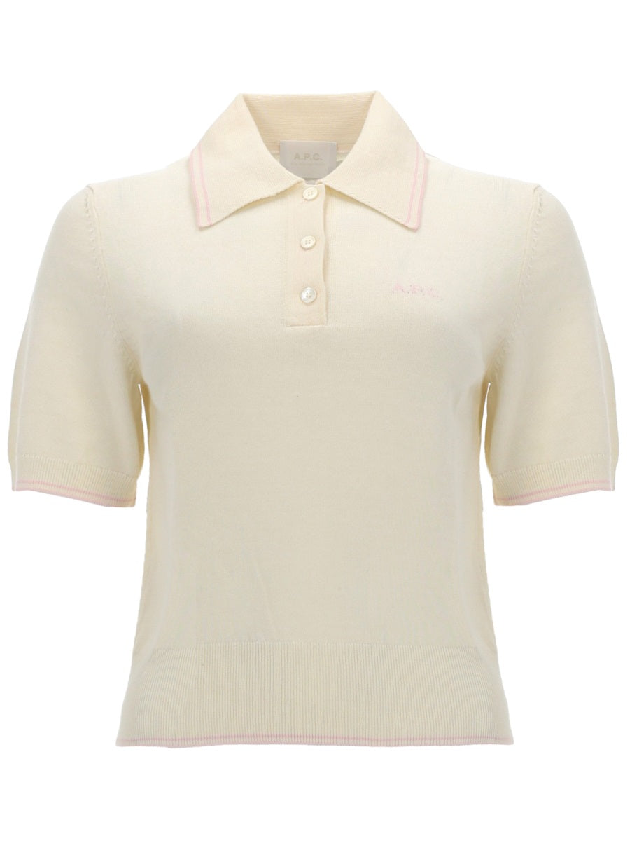 A.P.C. Polo - Ivory | dcaa6fc75aa400b1062d028ee67df1b3befa5dfd