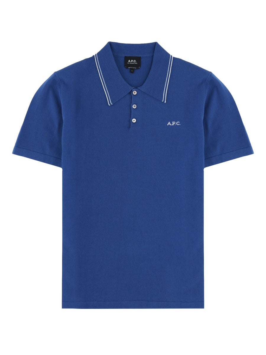 A.P.C. Polo - Blue | 376e8bcabe190f517fab4c87c8f8369d3c43af78