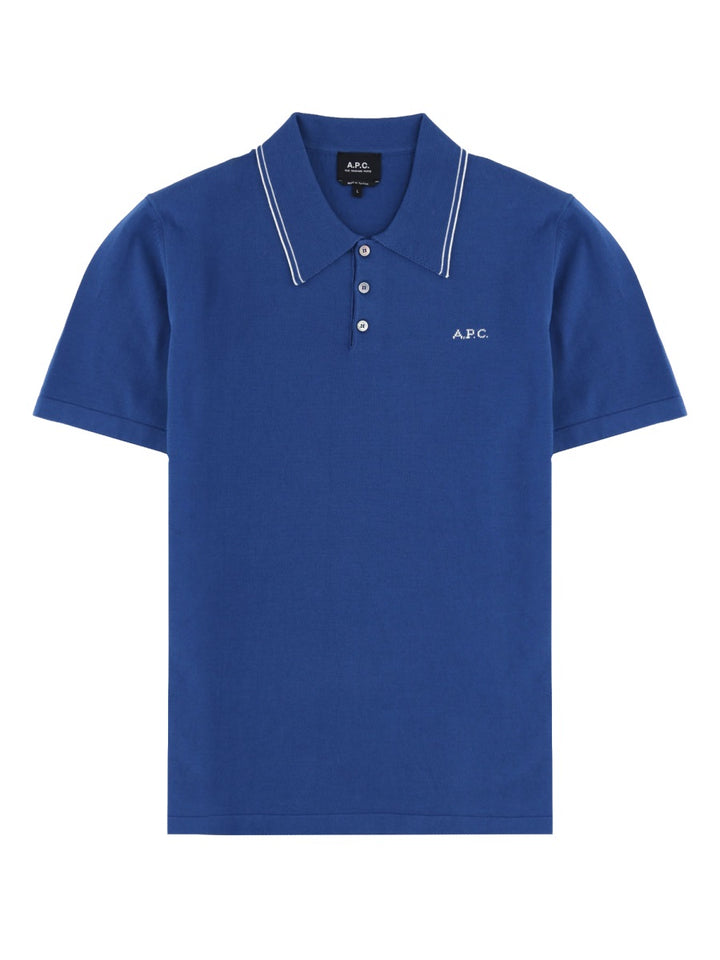 A.P.C. Polo - Blue | 376e8bcabe190f517fab4c87c8f8369d3c43af78