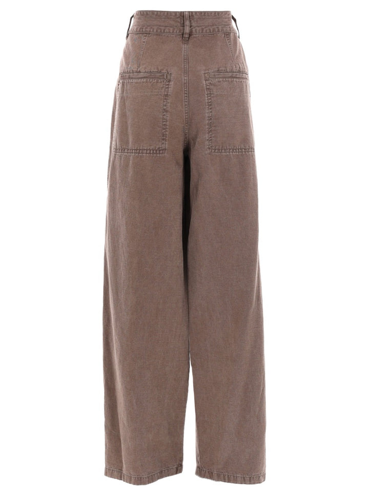 Isabel Marant Etoile Pantaloni - Brown | 3501a75f65215a2a0e3bdbd659f8f1f3c7223fb6