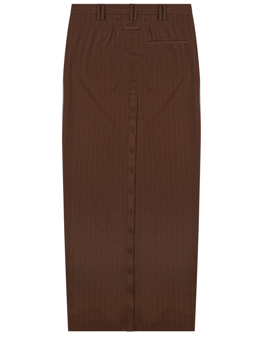 Jean Paul Gaultier Gonne - Brown | fc0d9b27376cc07fcff8a6fbd3a8fe61c1fbe262