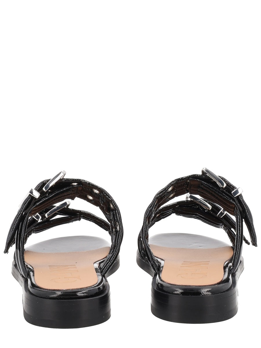 Ganni Sandali - Black | 67a3b9d25f8e8e9021f4116a76632f947916fd4b