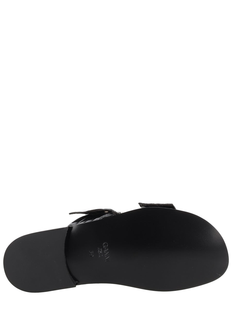 Ganni Sandali - Black | db39c7e4054cfa23ef746752fdcb188b56e06ae2