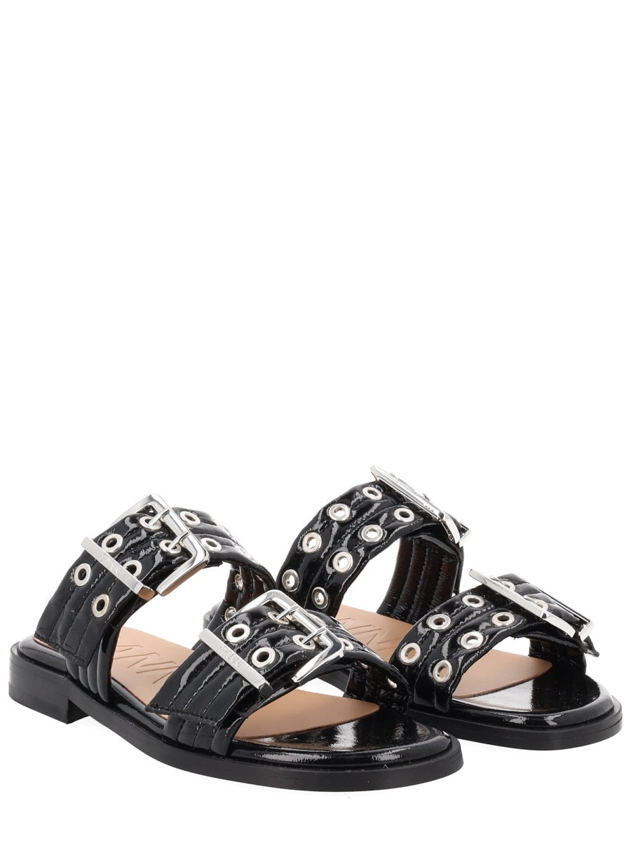 Ganni Sandali - Black | 78933b197ccfadc71799f0cafd2a53772c1e0df8