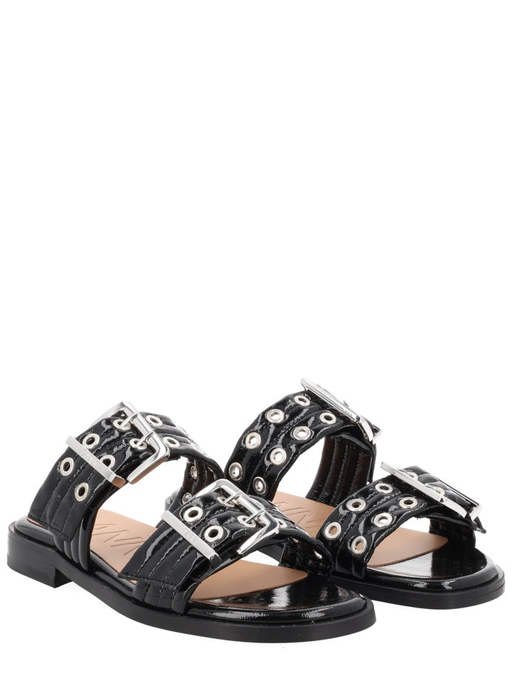 Ganni Sandali - Black | 78933b197ccfadc71799f0cafd2a53772c1e0df8