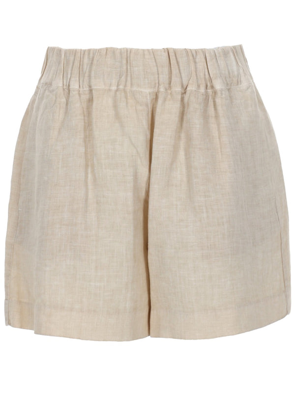 Pantalones cortos de lino