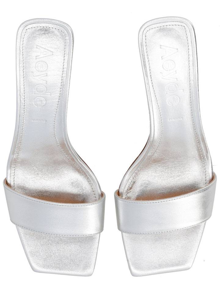 Aeyde Sandali - Silver | 519d87360e67f5ed8e84fece122bc912f80814f7