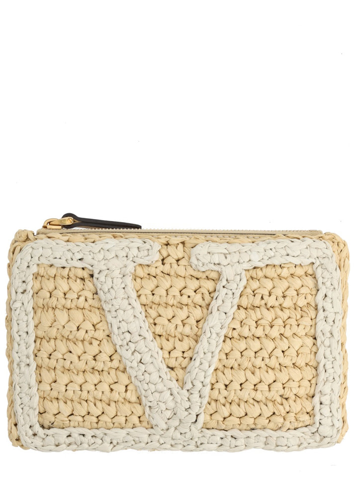 Valentino Garavani Portafogli e Portacarte - Beige | df93e89fefd0ca1ec80025a410d25b2af21ab2c7