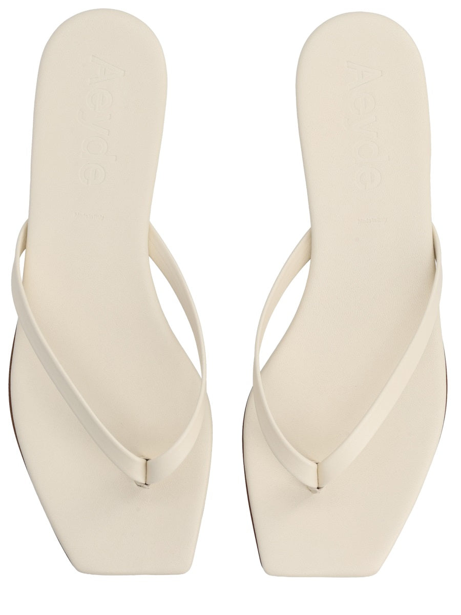 Aeyde Scarpe Basse - Ivory | f3586f4824562ad6045b8a25c638a94cffc709d0
