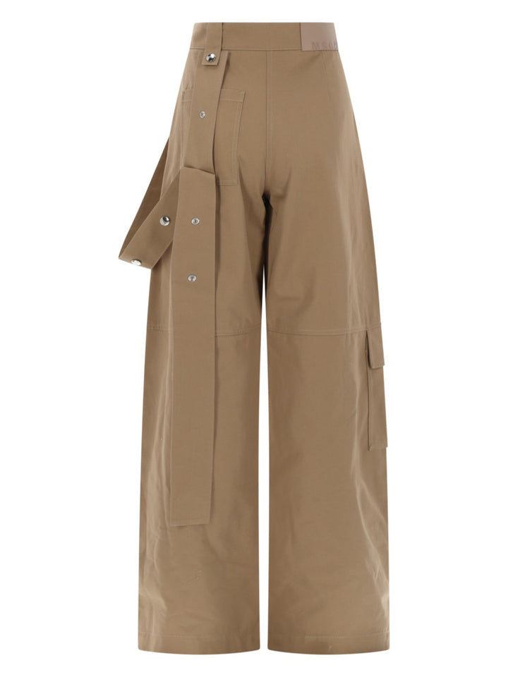 Msgm Pantaloni - Beige | a01a72a55587fcc078c5efbddbe08b7dfe888806