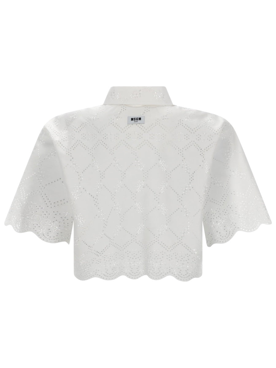 Msgm Camicie - White | fafa653bd2bfa5a48800662ba0a69095133917ff