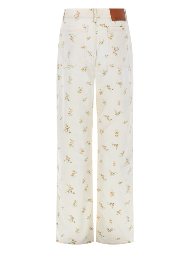 Msgm Pantaloni - White | 98919e0f124a0a163779827cb2de0a283b6c2bd9