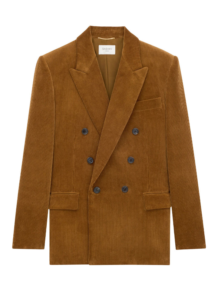 Saint Laurent Paris Blazer - Marrone | 745e84fb61e444a60e24b3773b59b691086003a1