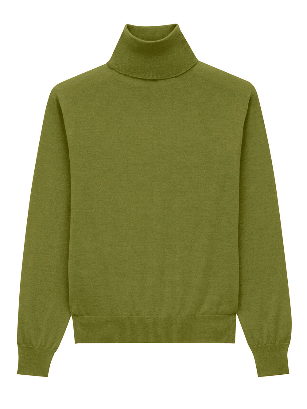 Saint Laurent Paris Turtle neck - Verde | 074726657b910a0bed7a3b67afcb1511d86490a9