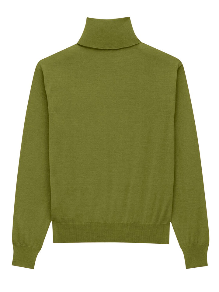 Saint Laurent Paris Turtle neck - Verde | d113d23bafe6156ca340322d5e0751cb85a0fef4