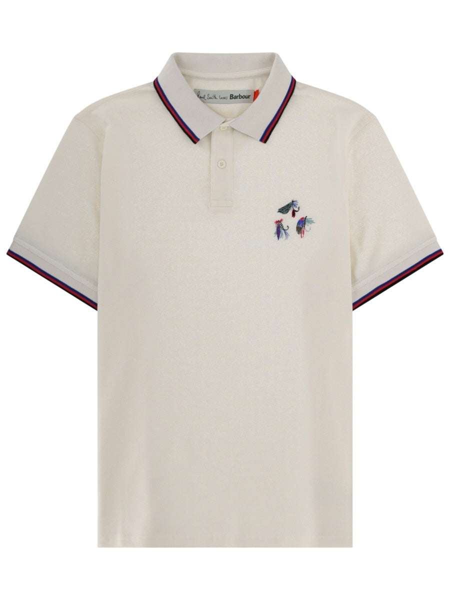 Paul Smith X Barbour Polo - White | e49556041d85528a4278052642a0b92c13b66312
