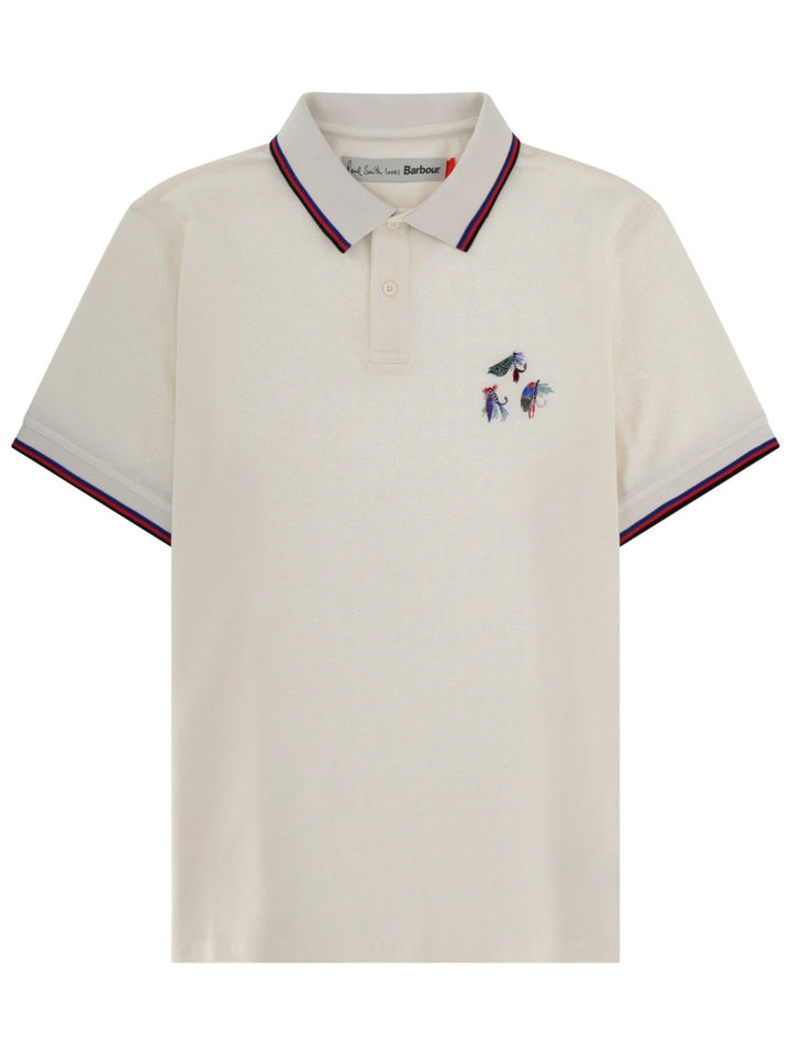 Paul Smith X Barbour Polo - White | e49556041d85528a4278052642a0b92c13b66312