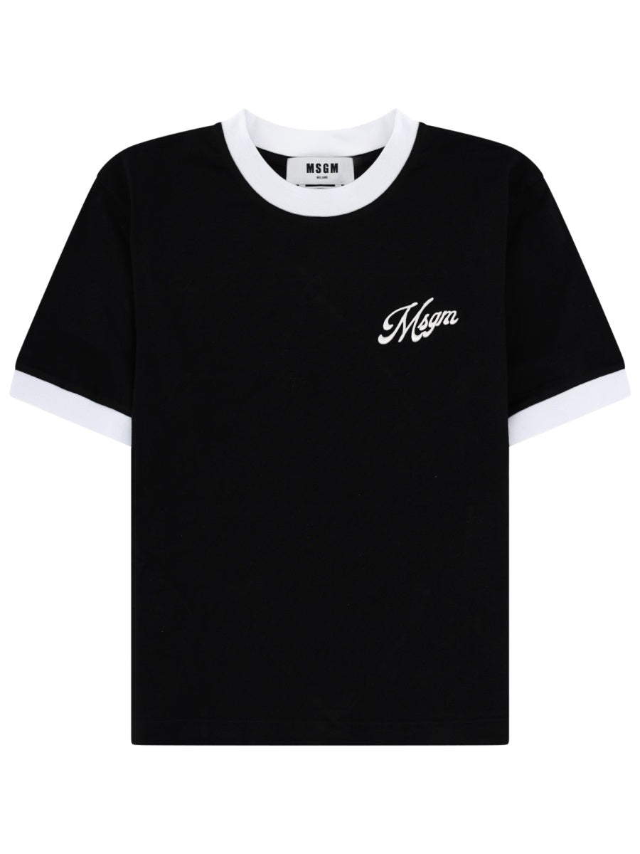 Msgm T shirt - Black | f5f01a02d65e903277e31fd94aadd849063e9951