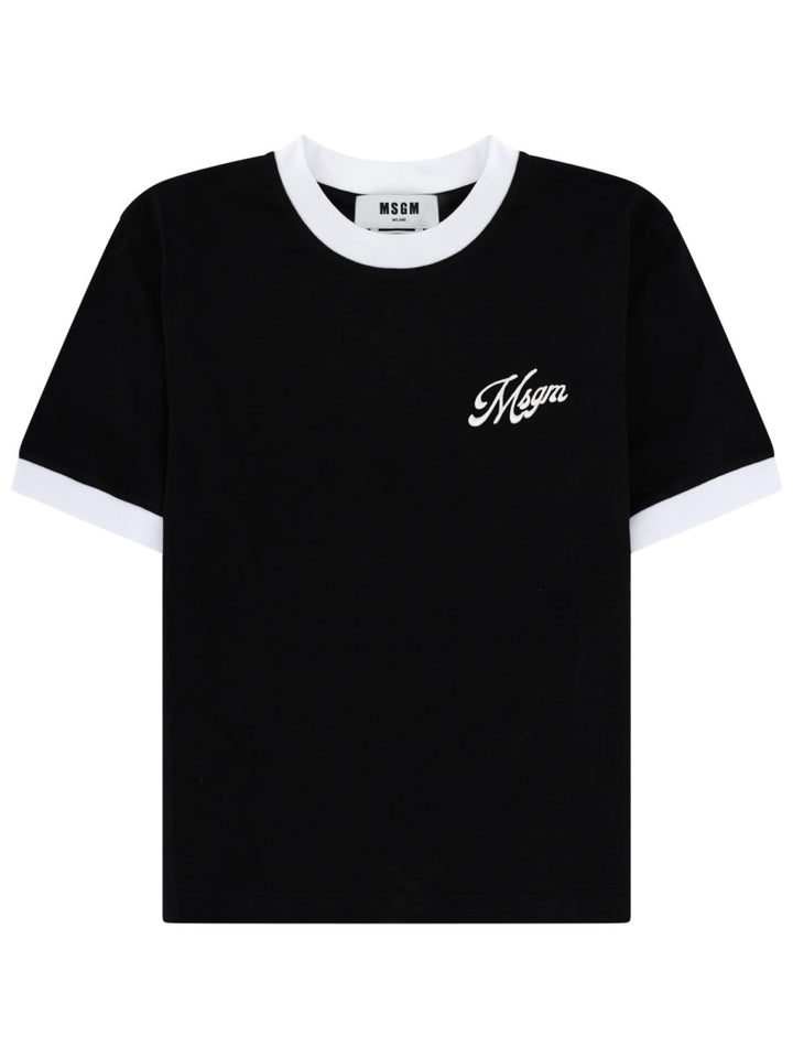 Msgm T shirt - Black | f5f01a02d65e903277e31fd94aadd849063e9951