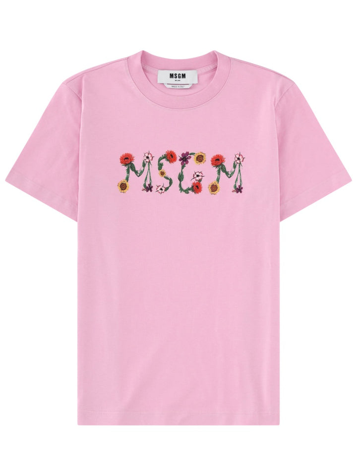 Msgm T shirt - Pink | c13217a3b94ce8fea347a13de94f2355bbbcf209