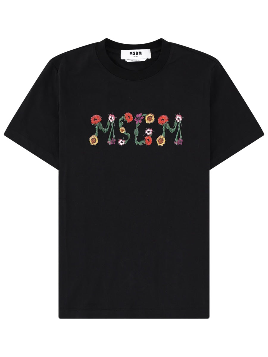 Msgm T shirt - Black | 942a067bd17e4fb363d3f99f087af6a8675c0825