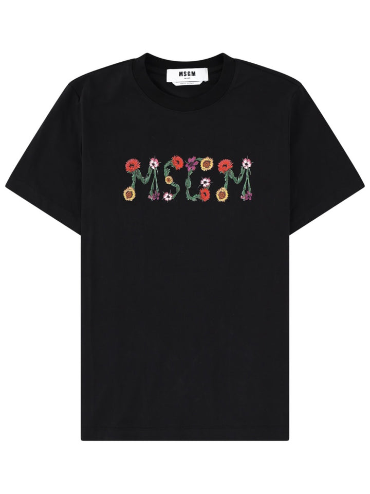 Msgm T shirt - Black | 942a067bd17e4fb363d3f99f087af6a8675c0825