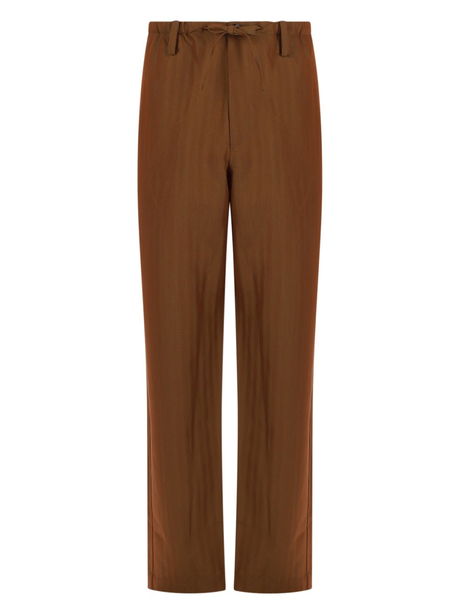 Dries Van Noten Pantaloni - Brown | 33fc3a0de316d0168f831b4b87b719de757df5df