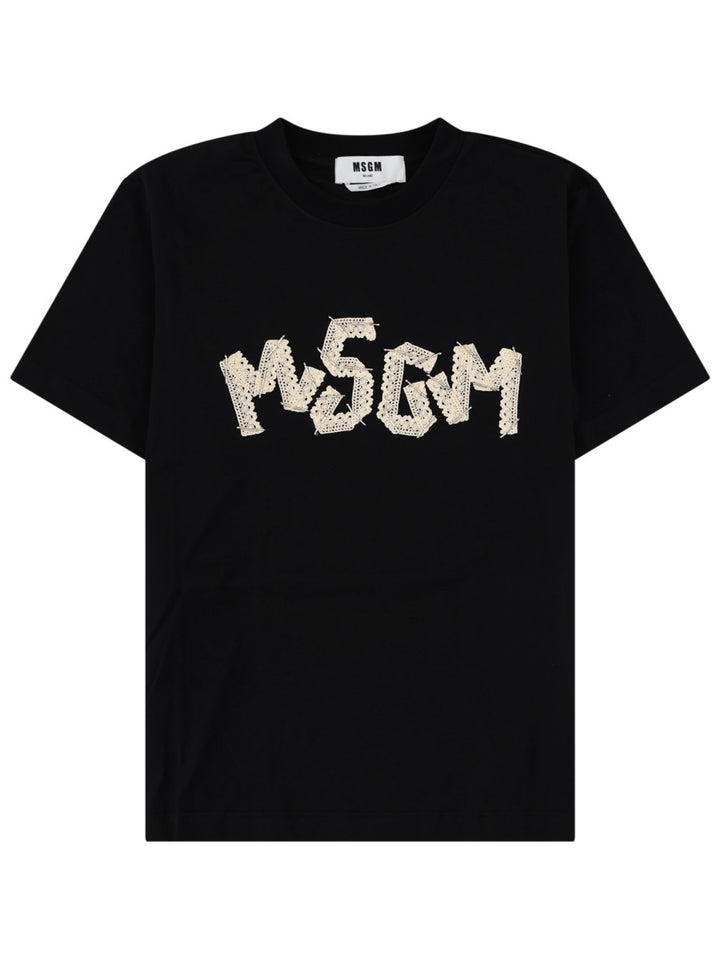 Msgm T shirt - Black | 77a6056f3214dbbf993a9748c04fe6f7910f38c6